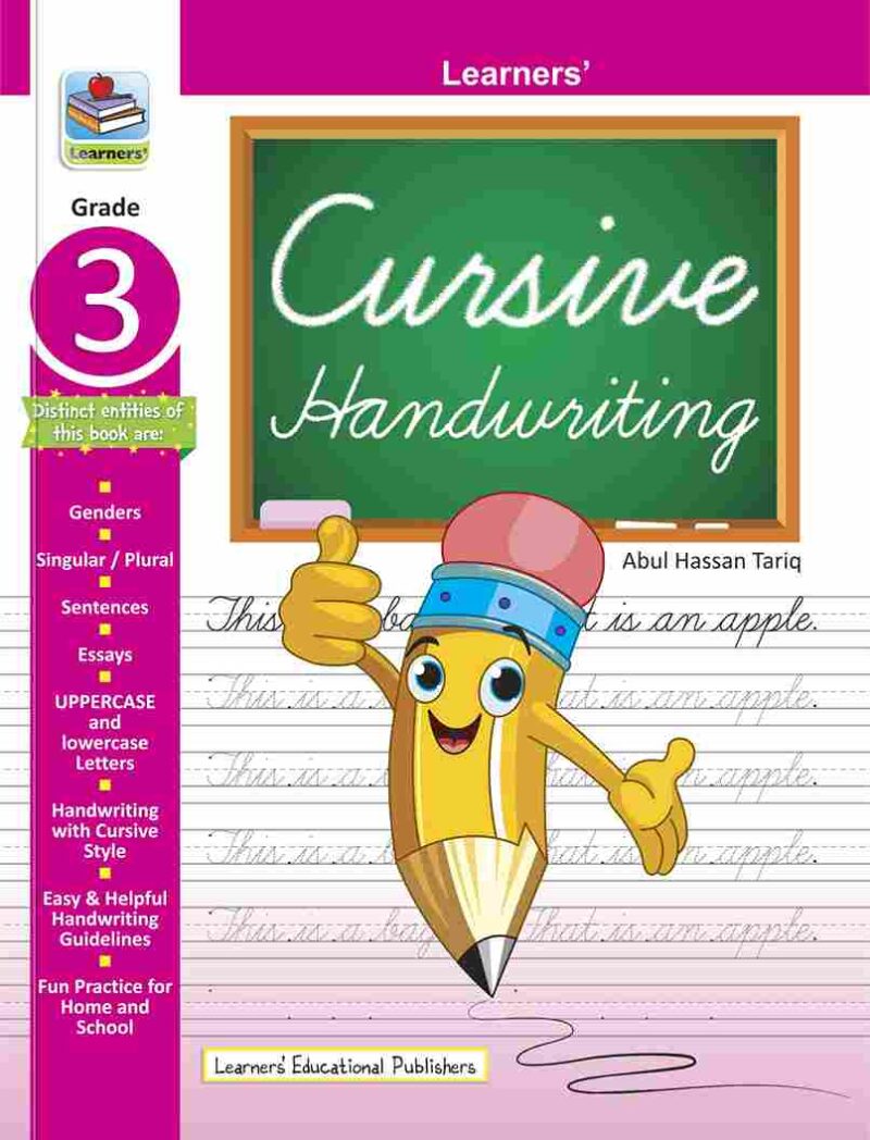 Cursive Handwriting Book 3 for Kids - Wali Books