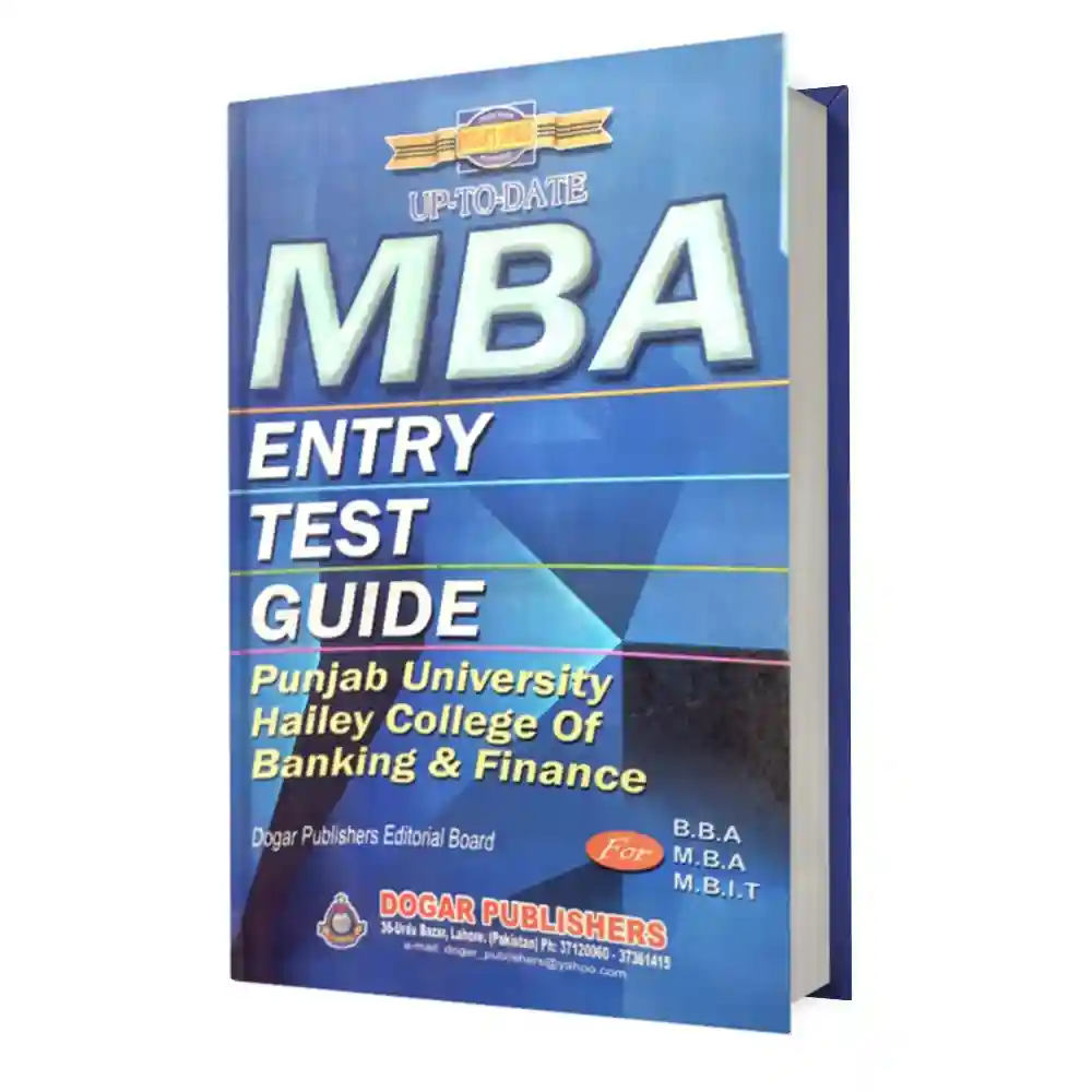 MBA Entry Test Guide: Punjab University Hailey College of Banking & Finance