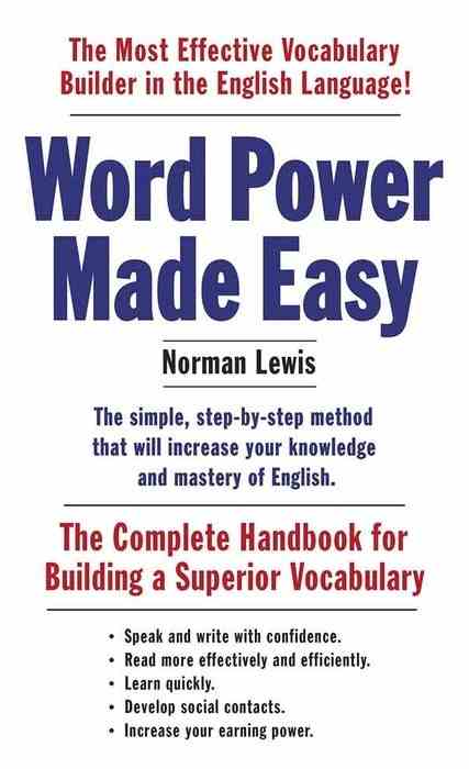 Word Power Made Easy by Norman Lewis English Vocabulary Building Book