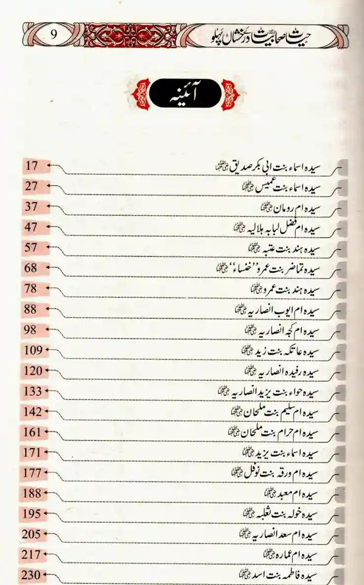 Hayat e Sahabiyat Ke Darakhshan Pehlu Mahmood Tama Halbi Urdu Islamic Book