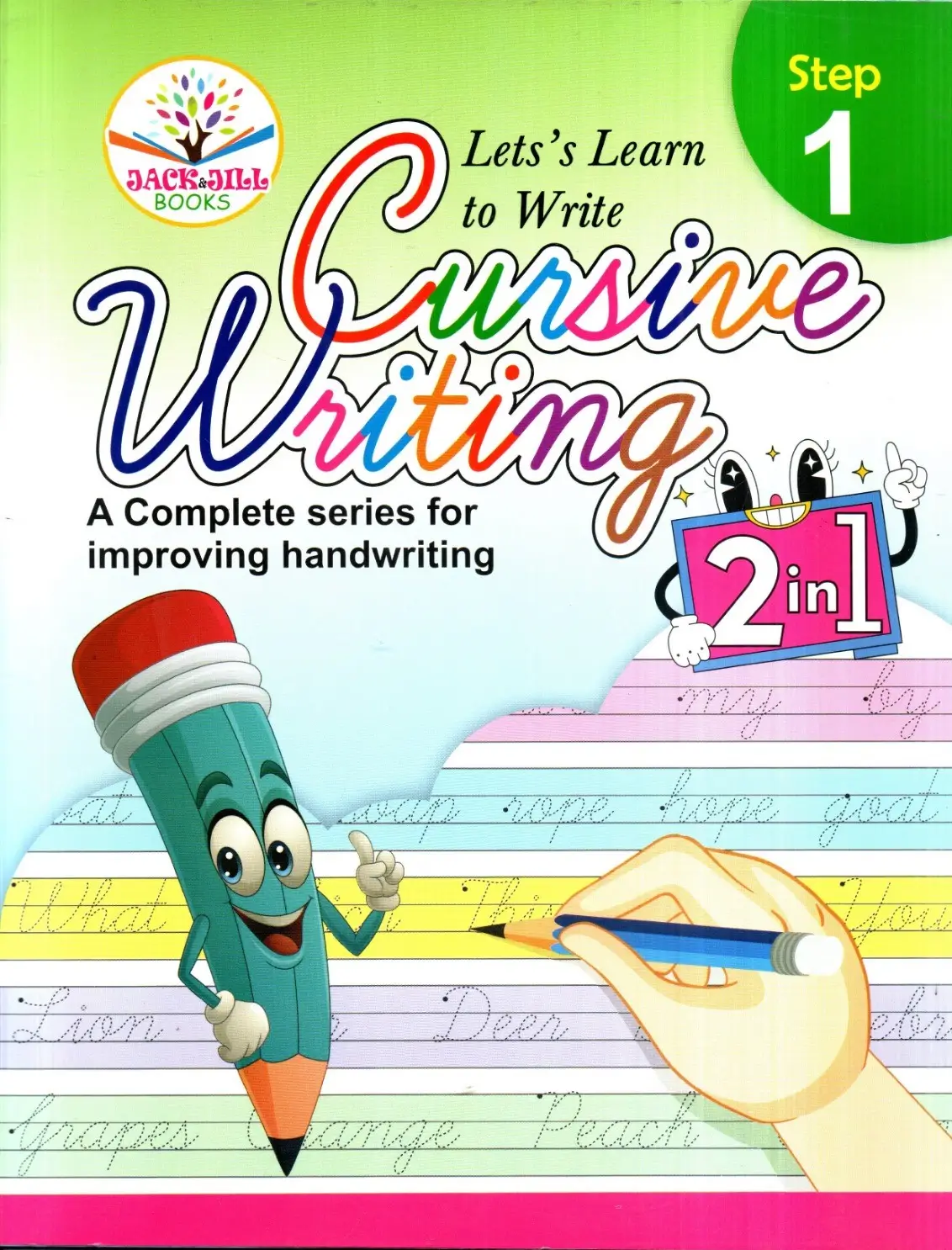 Let's Learn to Write Cursive Writing Step 1 Handwriting Practice Workbook for Kids