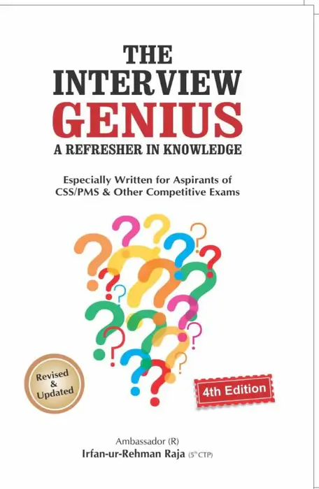 The Interview Genius CSS PMS Competitive Exams Interview Preparation Manual Book